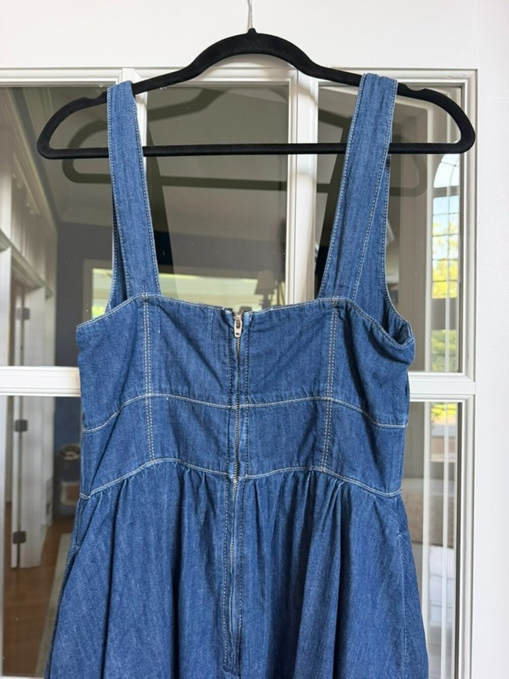 Reformation Jeans Tagliatelle Denim Midi Dress - Barely Worn! - Picture 6 of 6